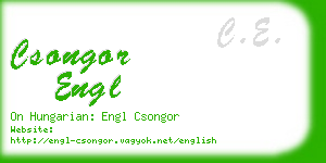 csongor engl business card